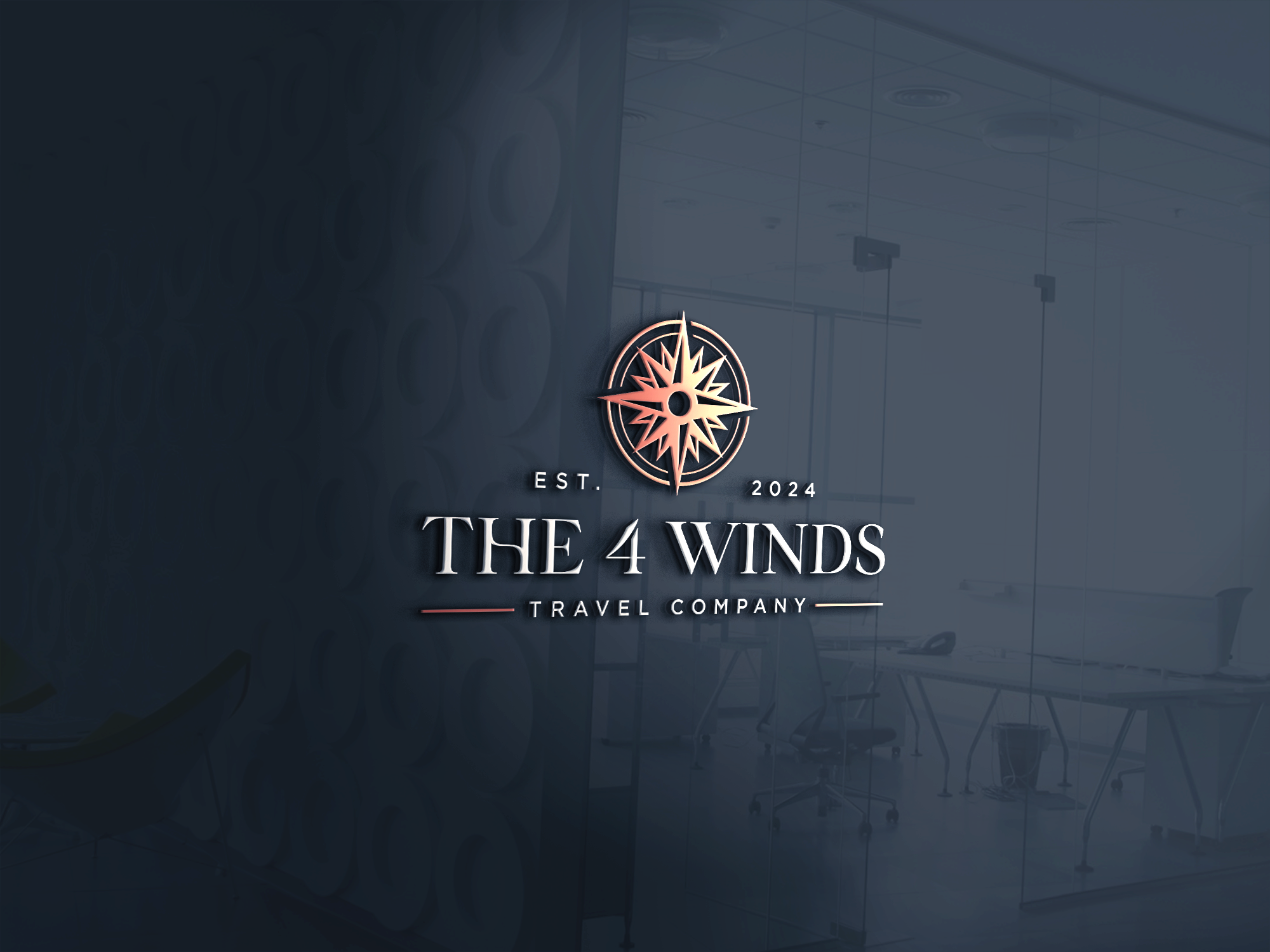 Logo Design by SheilaGrace for The 4 Winds Travel Company | Design #32887347