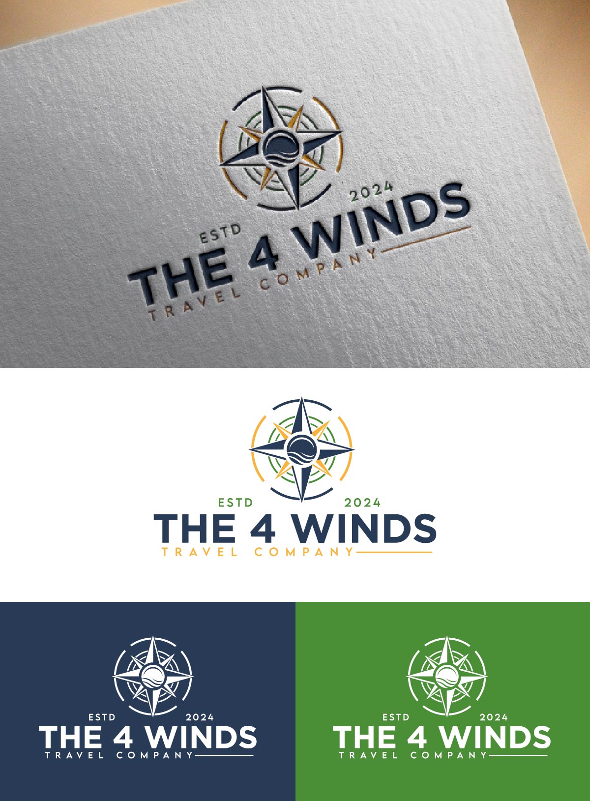 Logo Design by Loknath for The 4 Winds Travel Company | Design #32890860
