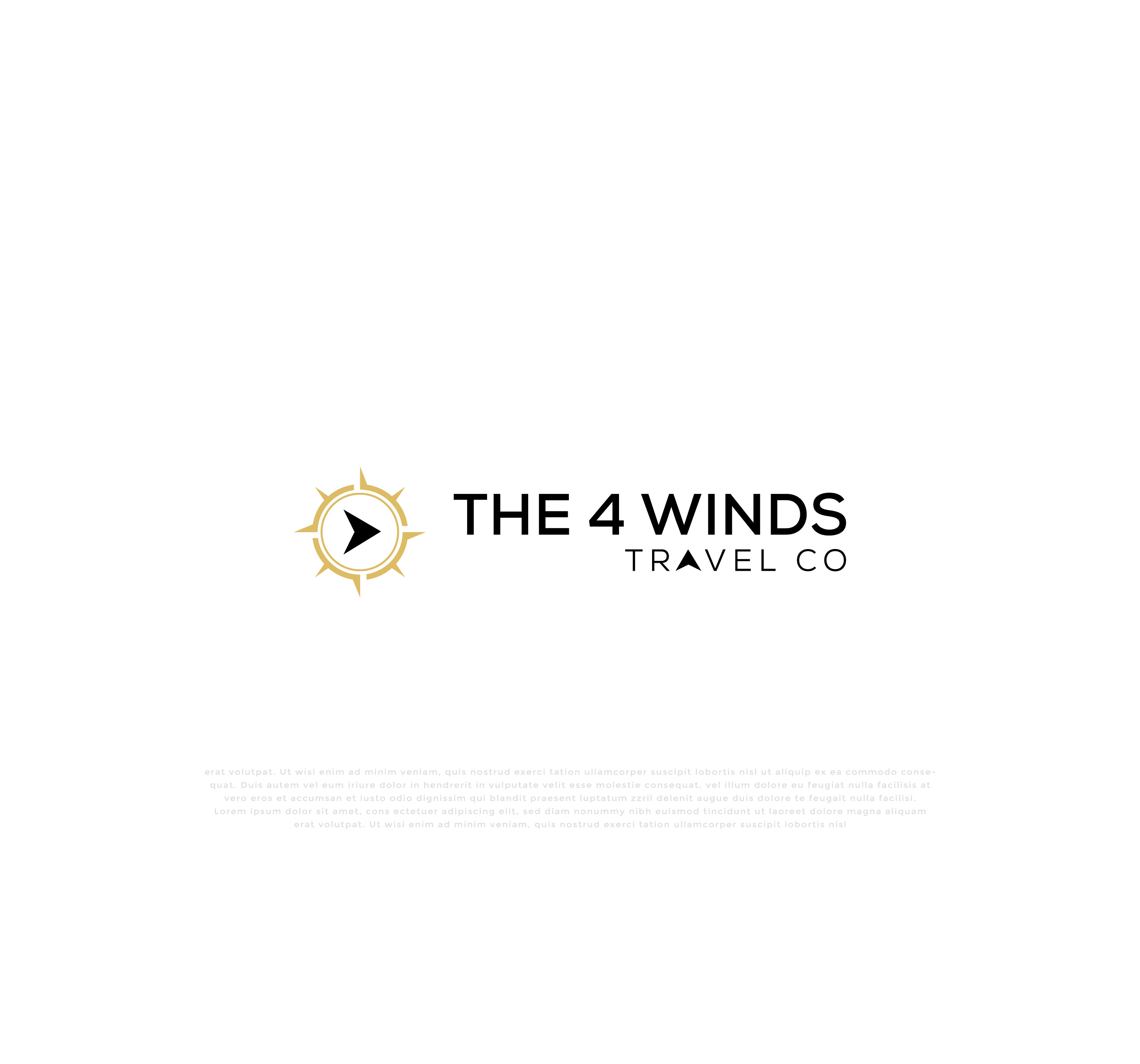 Logo Design by mehedi.h for The 4 Winds Travel Company | Design #32880533