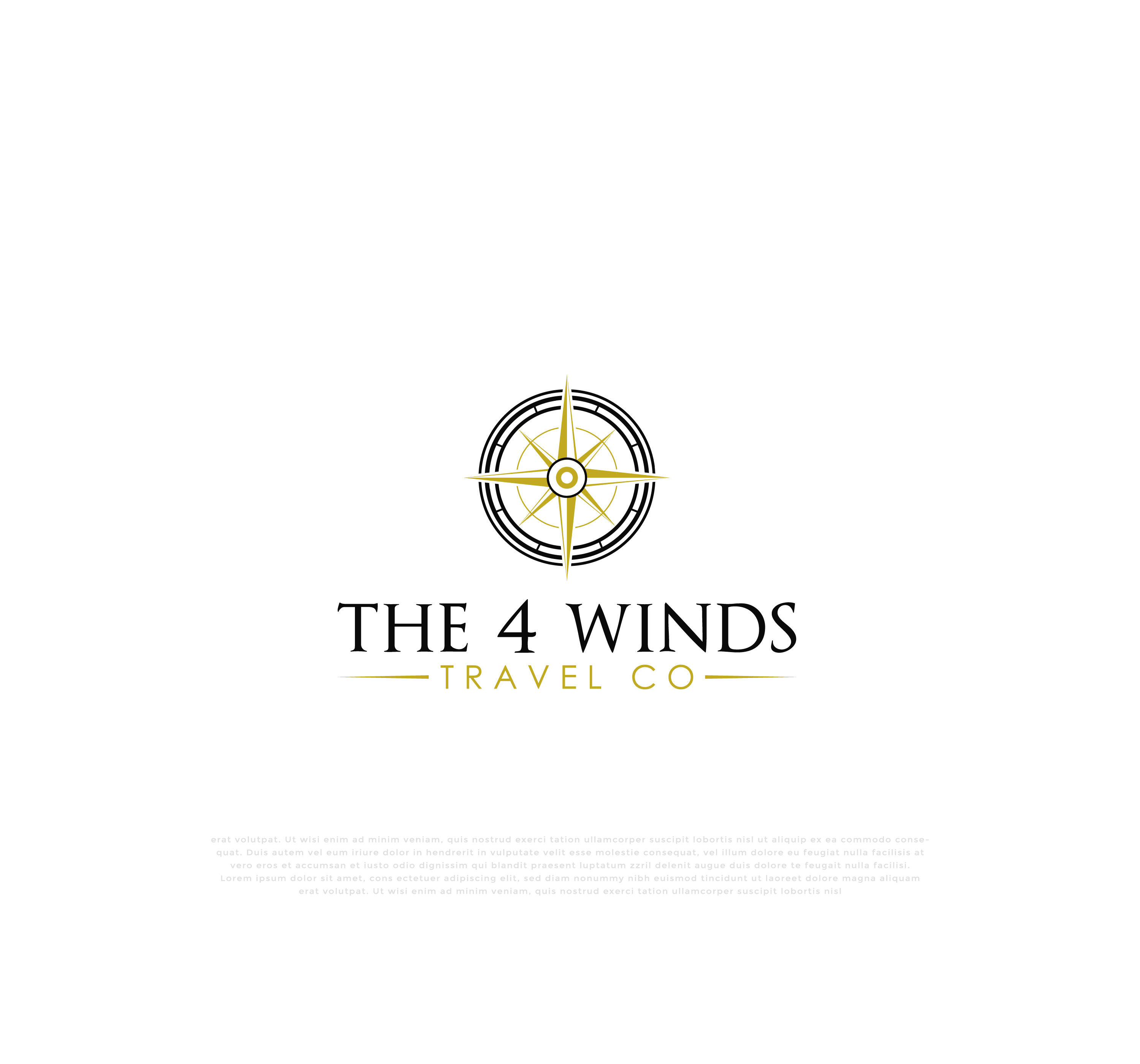 Logo Design by mehedi.h for The 4 Winds Travel Company | Design #32920483