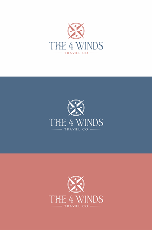 Logo Design by -sae- for The 4 Winds Travel Company | Design: #32914325