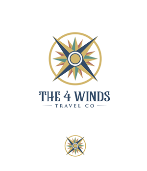 Logo Design by apik. for The 4 Winds Travel Company | Design: #32894700