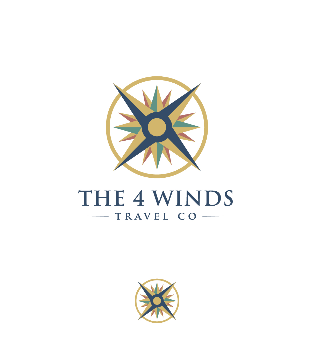 Design de Logo par apik. pour The 4 Winds Travel Company | Design #32913937