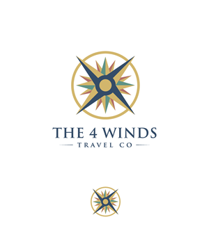 Logo Design by apik. for The 4 Winds Travel Company | Design: #32913937