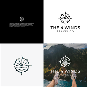Logo Design by Kusuma Studio for The 4 Winds Travel Company | Design: #32881875