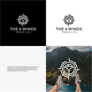 Logo Design by Kusuma Studio for The 4 Winds Travel Company | Design: #32882075