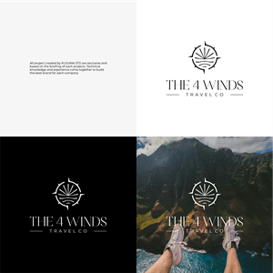 Logo Design by Kusuma Studio for The 4 Winds Travel Company | Design: #32923697