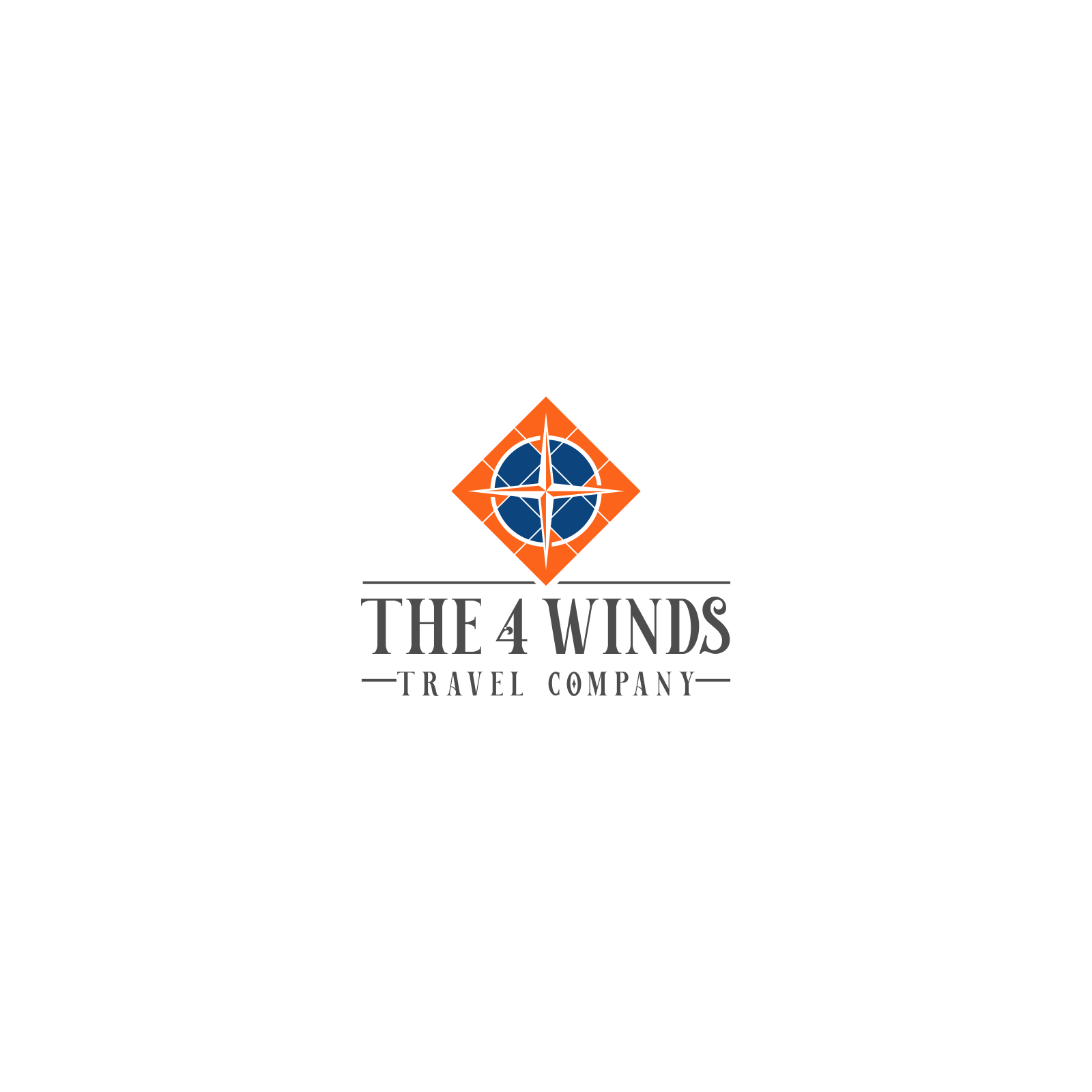 Logo Design by Arham Hidayat for The 4 Winds Travel Company | Design #32909527
