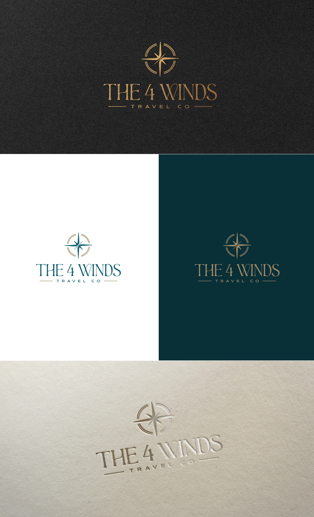 Logo Design by GLDesigns for The 4 Winds Travel Company | Design #32884834