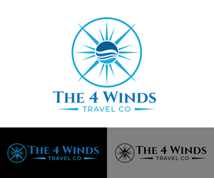 Logo Design by prastlegend for The 4 Winds Travel Company | Design: #32910231