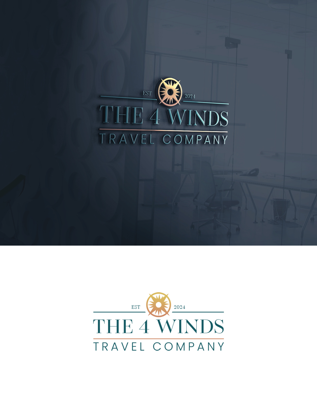 Logo Design by Maxo-Biz for The 4 Winds Travel Company | Design #32890355