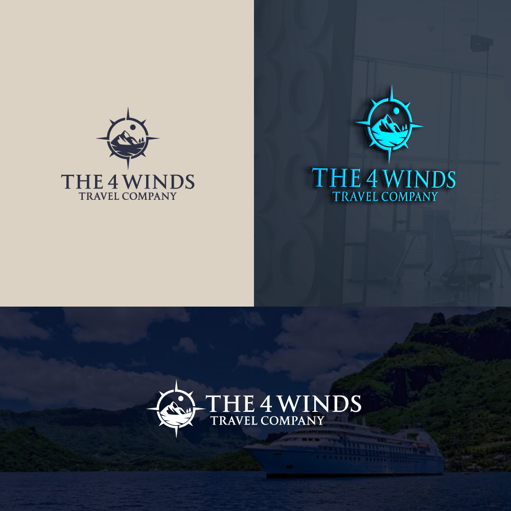 Logo Design by Tan-D for The 4 Winds Travel Company | Design #32890317