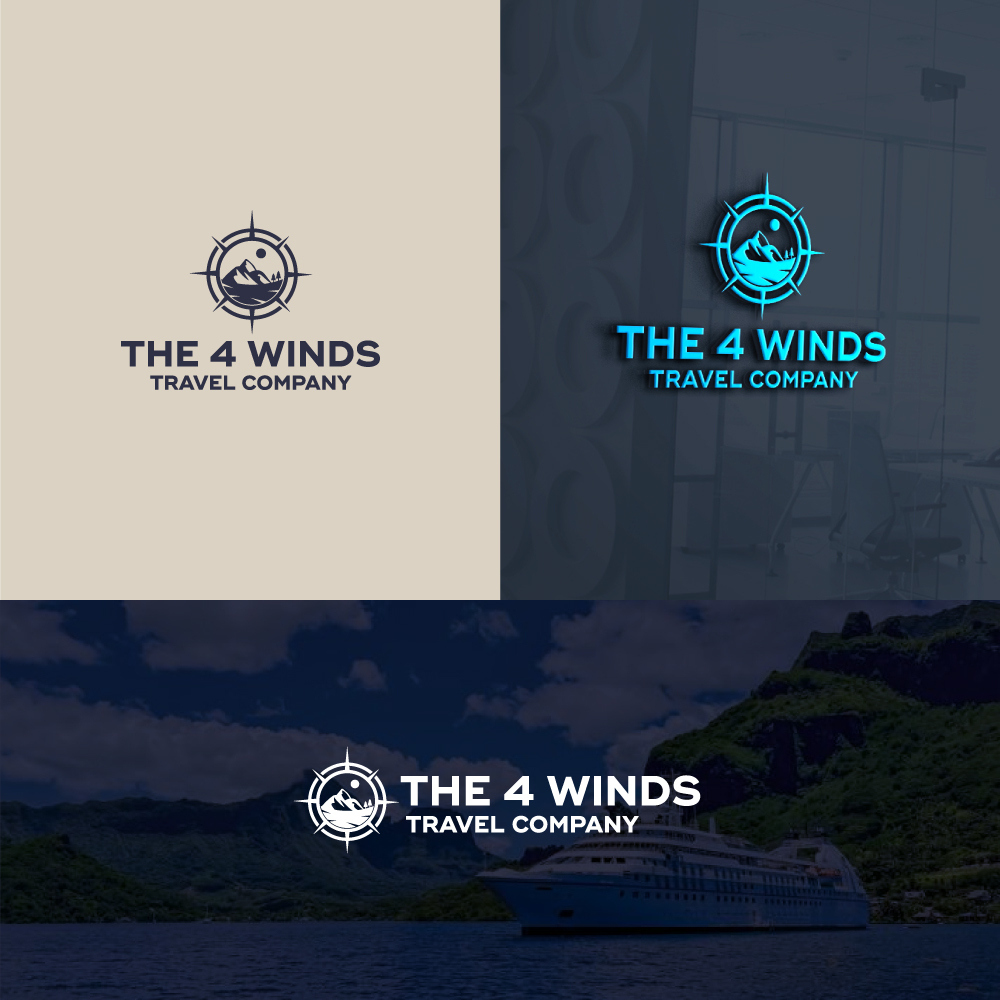 Logo Design by Tan-D for The 4 Winds Travel Company | Design #32890319