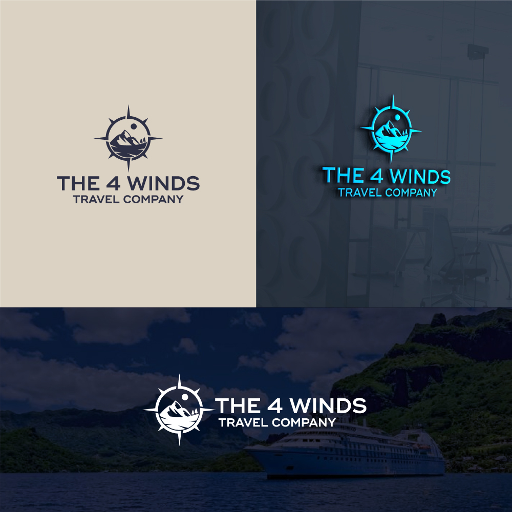 Logo Design by Tan-D for The 4 Winds Travel Company | Design #32890320