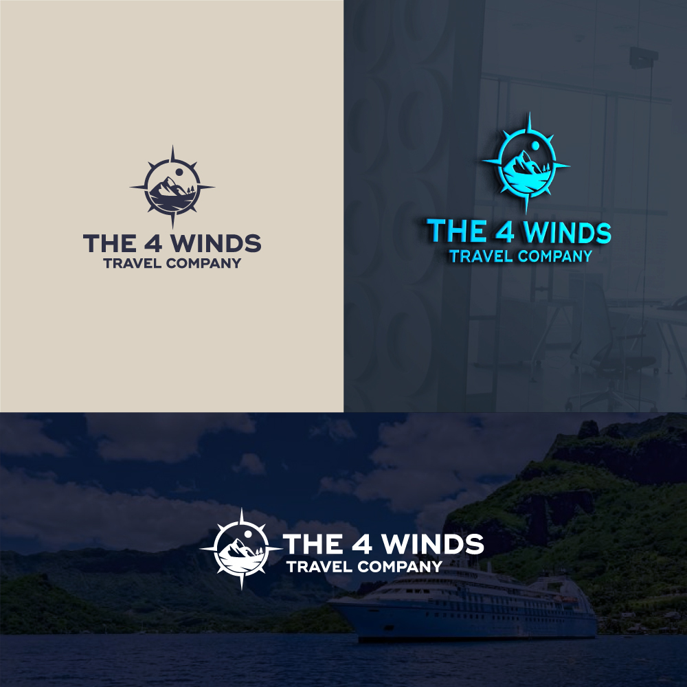 Logo Design by Tan-D for The 4 Winds Travel Company | Design #32890325