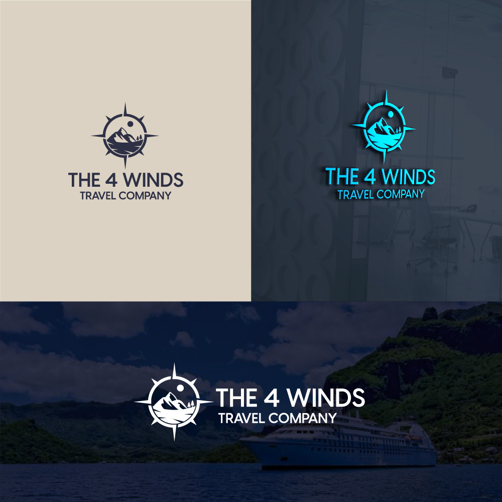 Logo Design by Tan-D for The 4 Winds Travel Company | Design #32890327