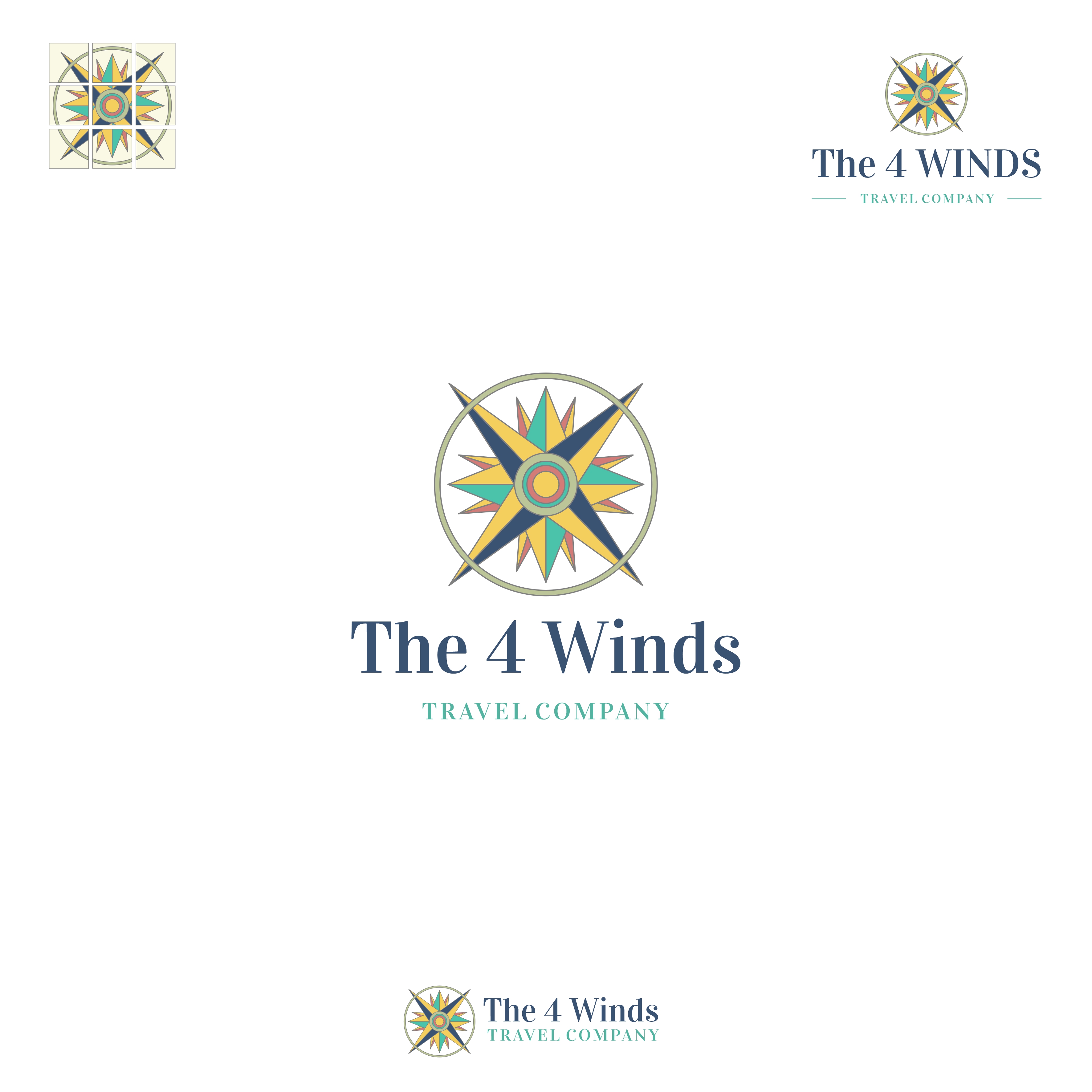 Logo Design by A10 for The 4 Winds Travel Company | Design #32881512