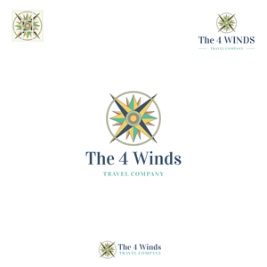 Logo Design by ARTUGA for The 4 Winds Travel Company | Design #32881512
