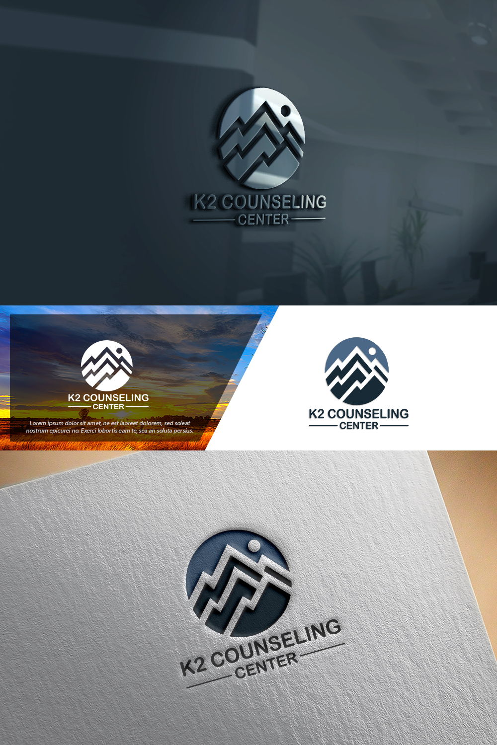 Logo Design by Damian B for K2 Counseling Center | Design #32998045