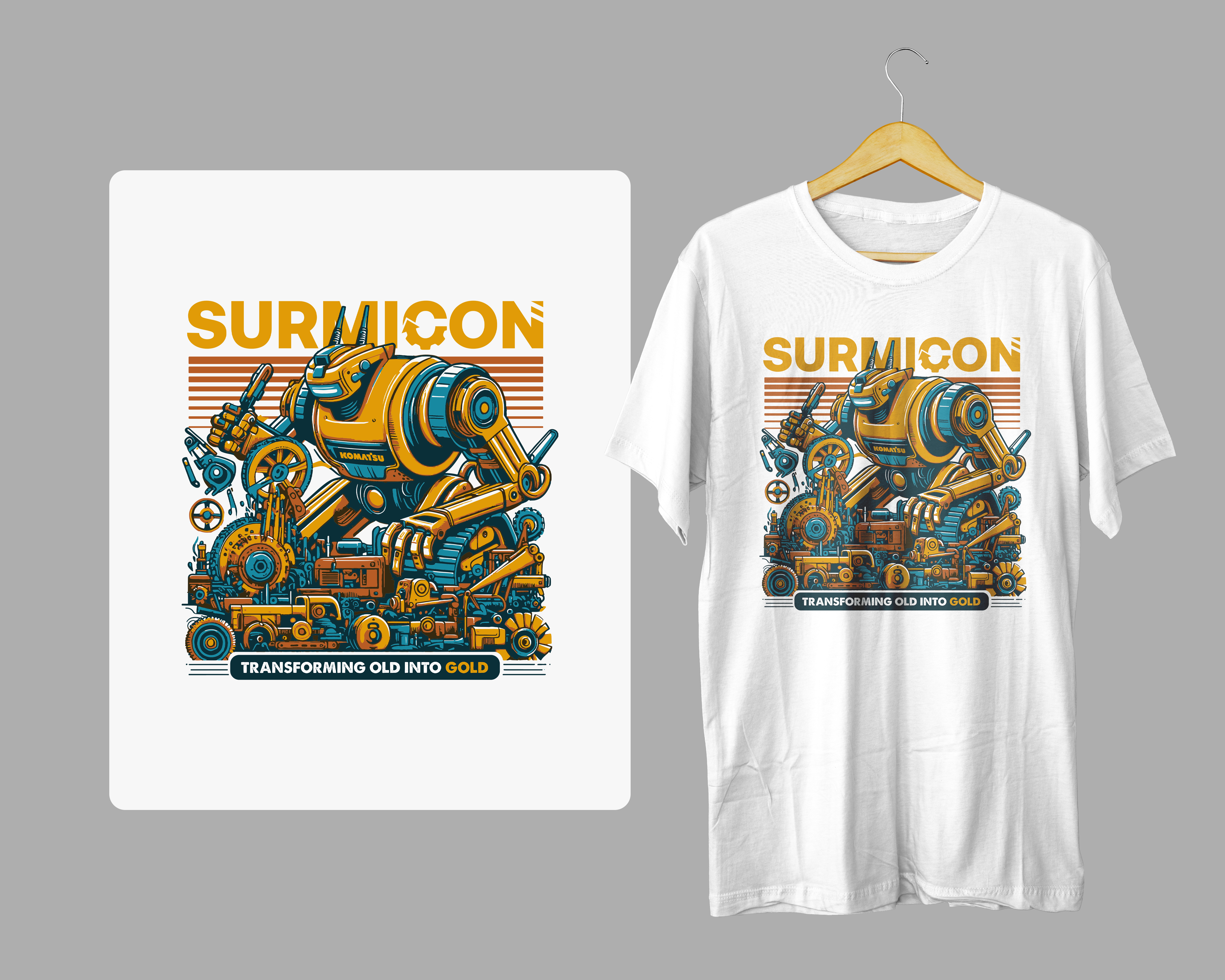 T-shirt Design by Draw n Design for Surmicon | Design #32893948