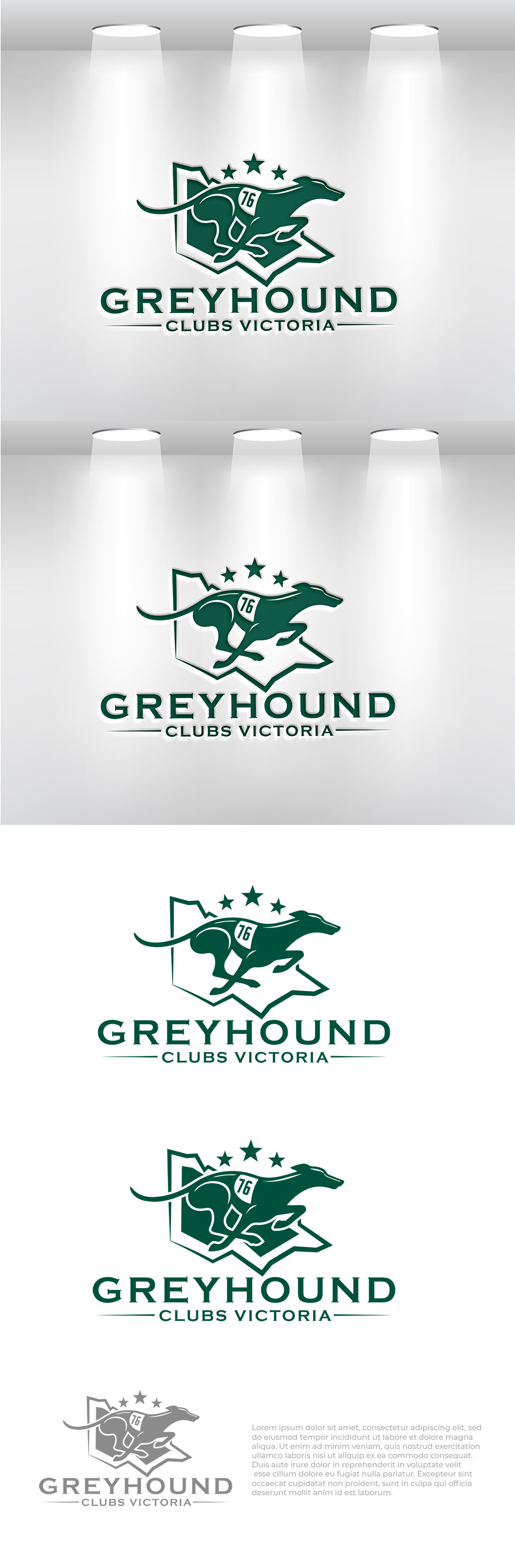 Logo Design by Jelena B for Cranbourne Greyhound Racing Club | Design #32882513