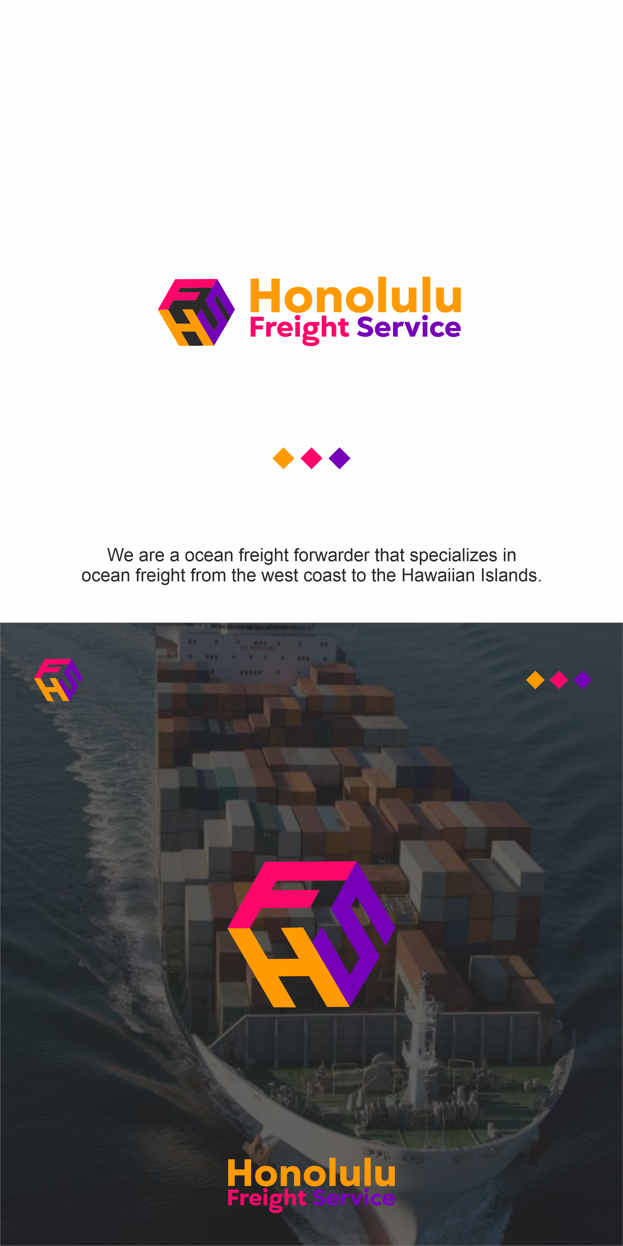 Design de Logo par herpitoage_design pour Honolulu Freight Service | Design #32884819