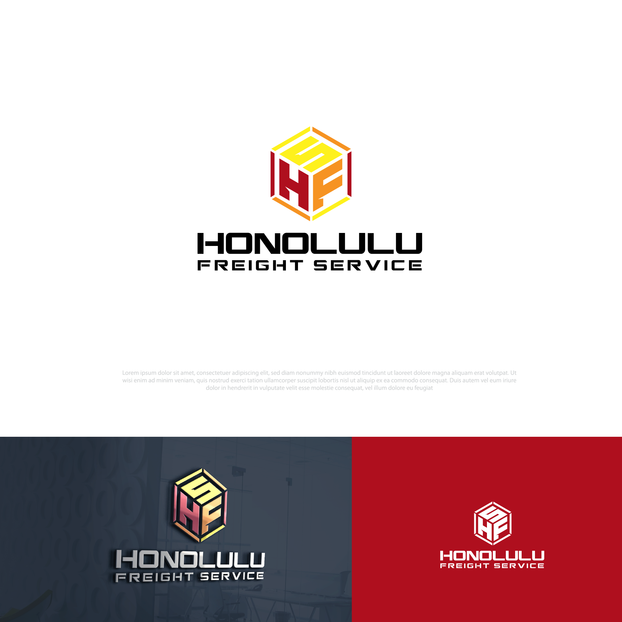 Logo Design by alzac for Honolulu Freight Service | Design #32927398