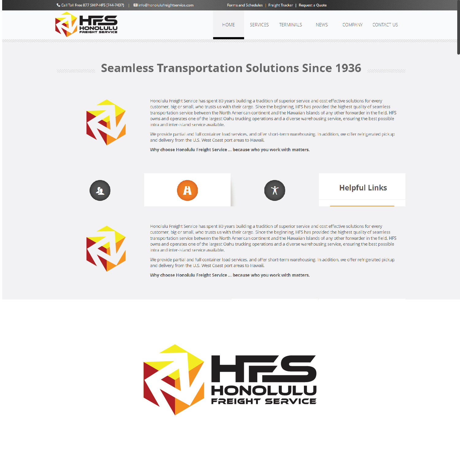 Logo Design by Go4Logo for Honolulu Freight Service | Design #32885709