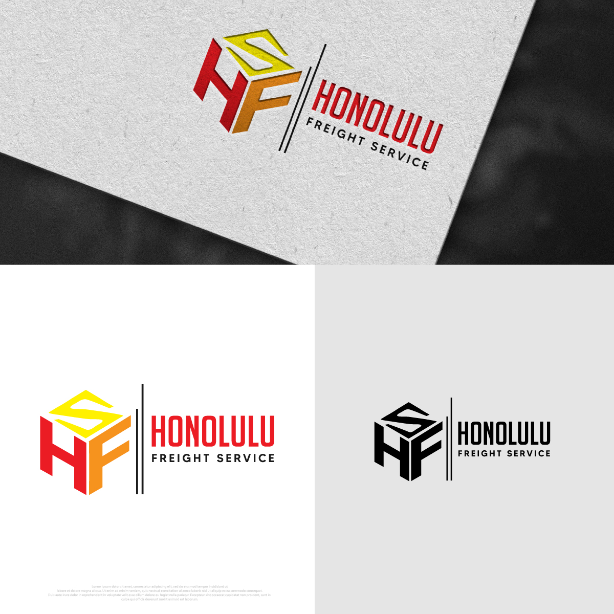Logo Design by DesignLima for Honolulu Freight Service | Design #32891748