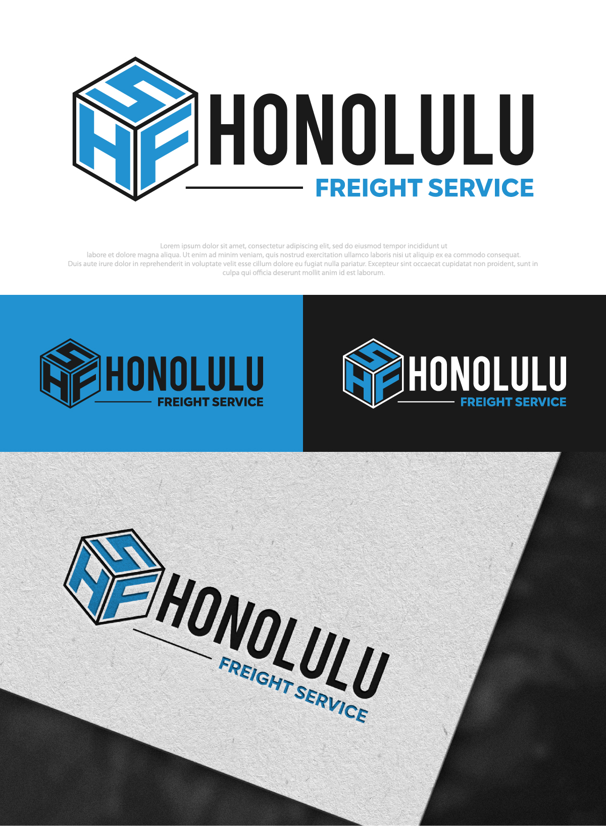 Logo Design by DesignLima for Honolulu Freight Service | Design #32891750