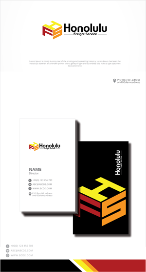 Diseño de Logo por zebronicgraphic para Honolulu Freight Service | Diseño: #32883868