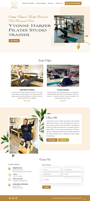 Web Design by pb for this project | Design #32892520