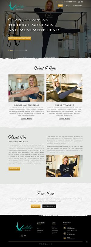 Web Design by pb for this project | Design: #32892521