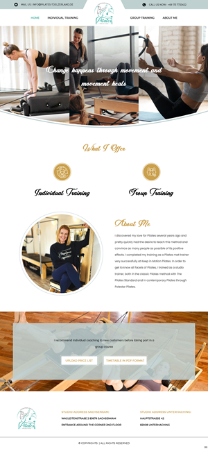 Web Design by pb for this project | Design: #32892532