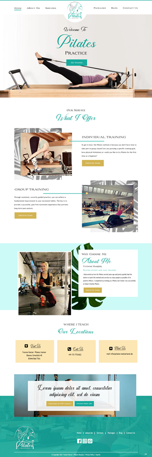 Web Design by pb for this project | Design: #32892533