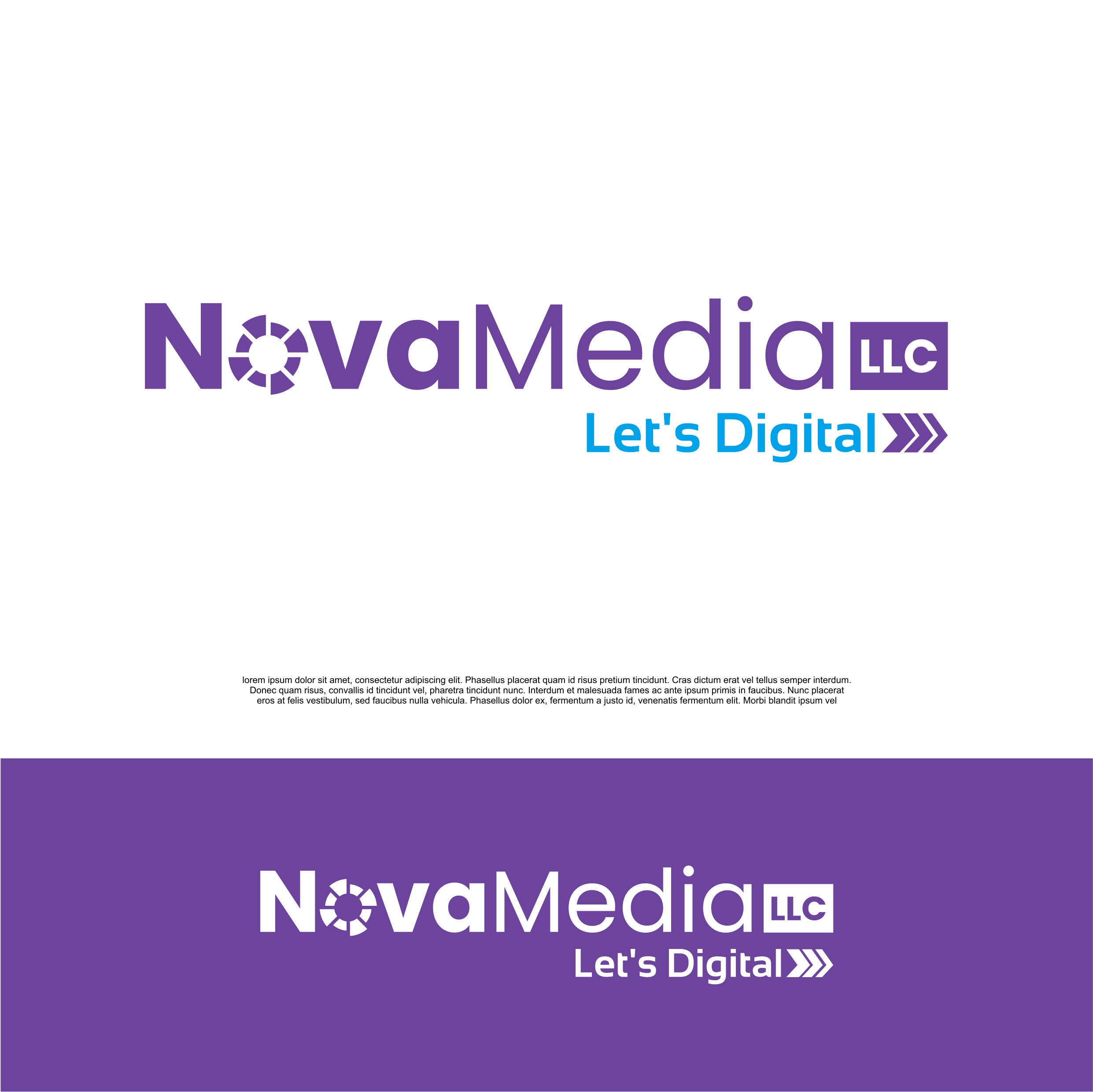 Logo Design by MIRZA Design for Novamedia LLC | Design #32916653