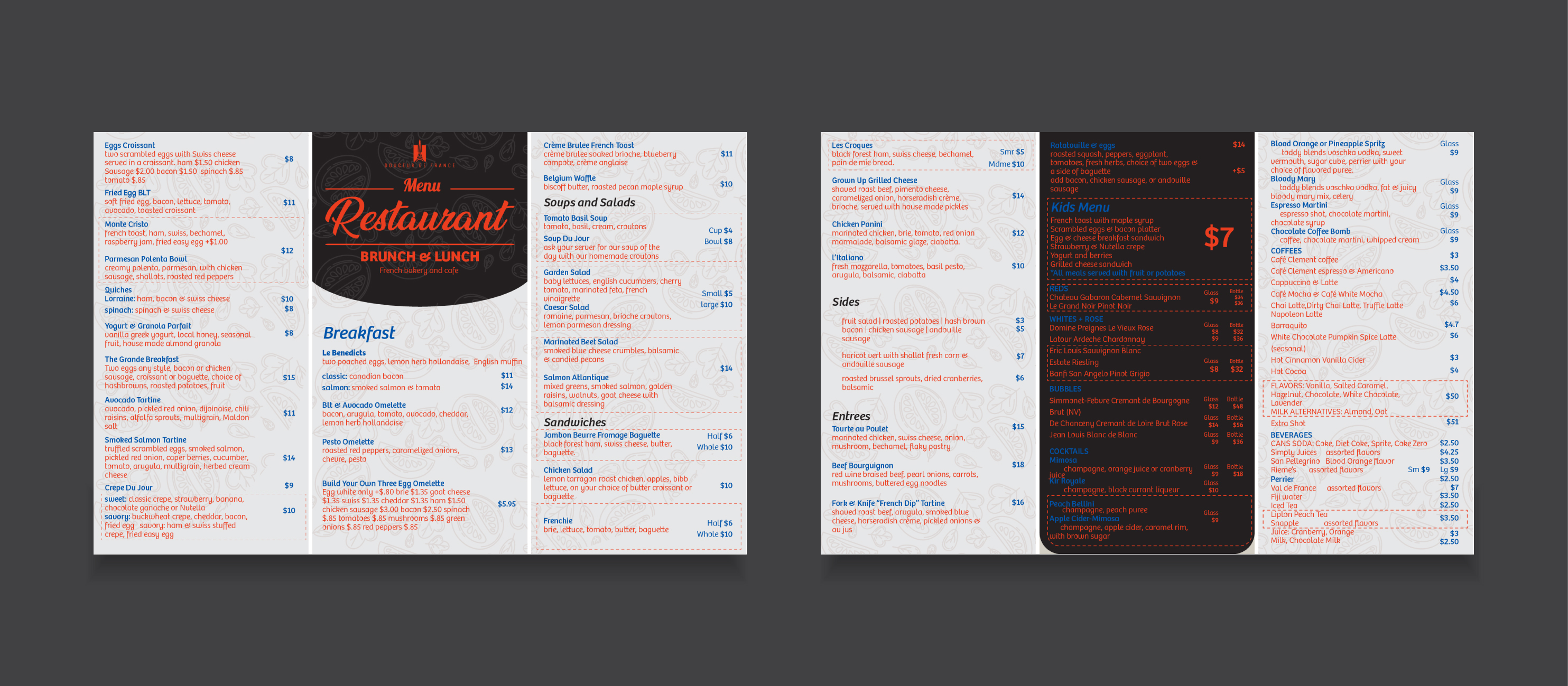 Design de Menu par LENTERA DESIGN 2 pour Douceur de France | Design #32911108