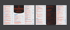 Diseño de Menú por LENTERA DESIGN 2 para Douceur de France | Diseño: #32912396