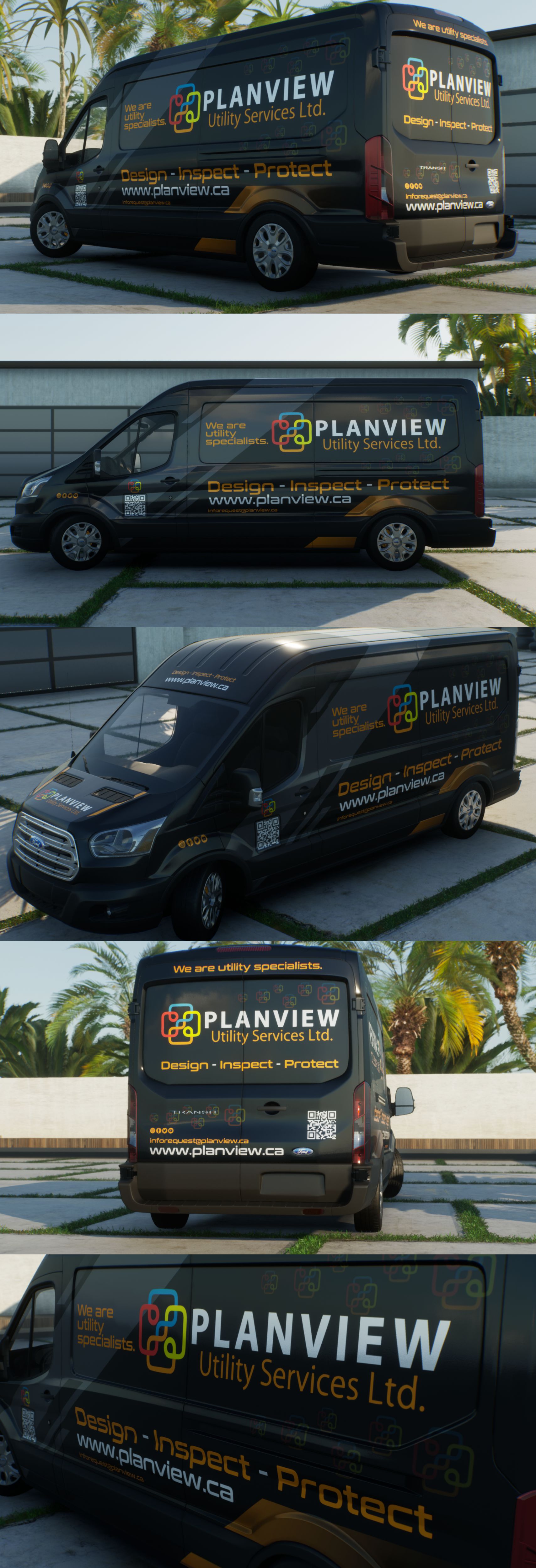 Car Wrap Design by VEDG for Planview Utility Services Ltd. | Design #32954462