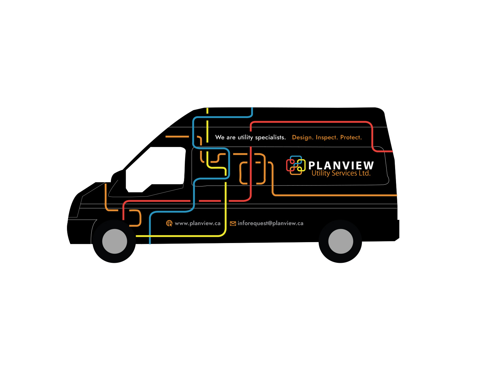 Car Wrap Design by MNM for Planview Utility Services Ltd. | Design #32908037