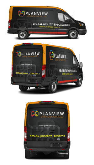 Car Wrap Design by 123graphics for Planview Utility Services Ltd. | Design: #32921286