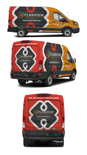 Car Wrap Design by 123graphics for Planview Utility Services Ltd. | Design: #32921289