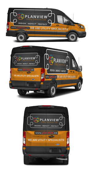 Car Wrap Design by 123graphics for Planview Utility Services Ltd. | Design: #32921291