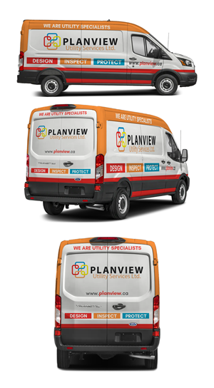 Car Wrap Design by 123graphics for Planview Utility Services Ltd. | Design: #32938255