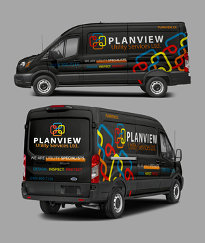 Car Wrap Design by websmartusa for Planview Utility Services Ltd. | Design: #32905943