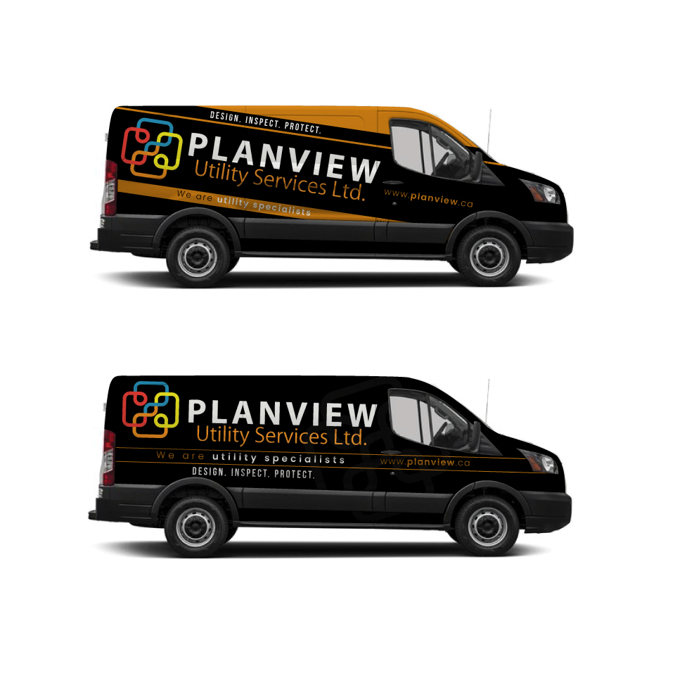 Design de Covering de Véhicule par Yoga Tri pour Planview Utility Services Ltd. | Design #32894225