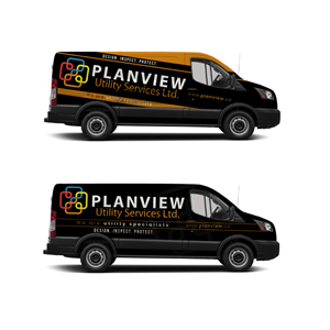 Car Wrap Design by Yoga Tri for Planview Utility Services Ltd. | Design: #32894225