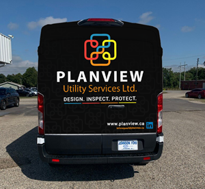 Car Wrap Design by typefdesign for Planview Utility Services Ltd. | Design: #32992203