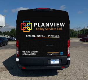 Car Wrap Design by typefdesign for Planview Utility Services Ltd. | Design: #32994252