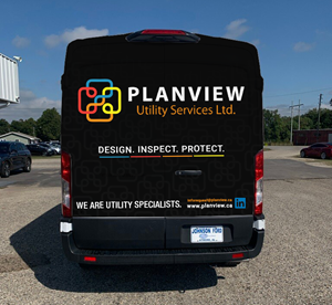 Car Wrap Design by typefdesign for Planview Utility Services Ltd. | Design: #32995127
